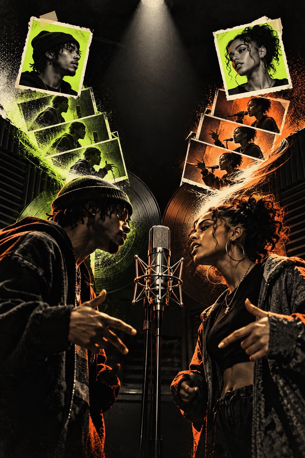 How to Make an AI Rap Video from Photos — concept artwork, not a generated video